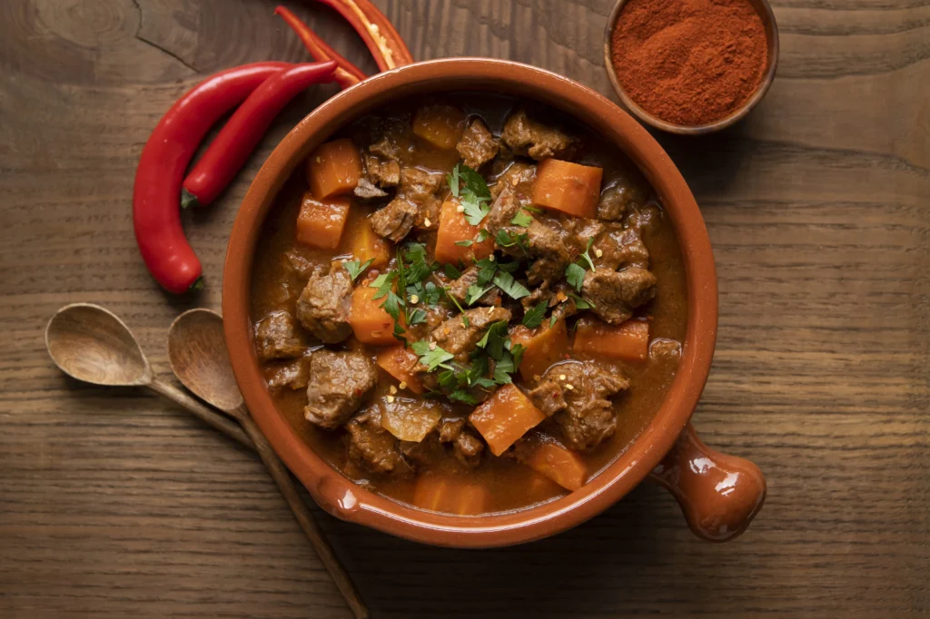 vegetable soup with ground beef