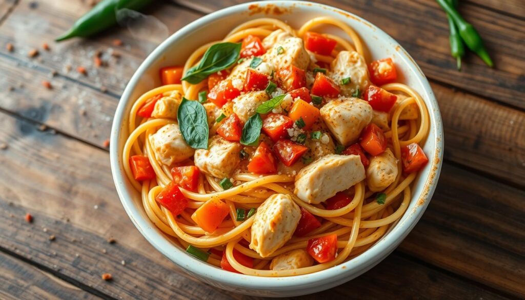 rotel chicken spaghetti recipe