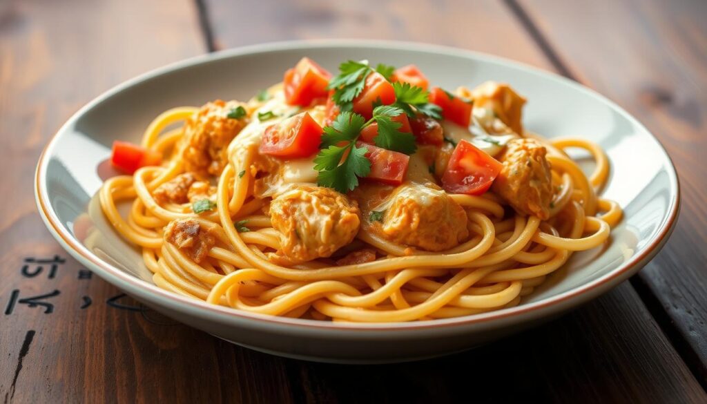 rotel chicken spaghetti recipe