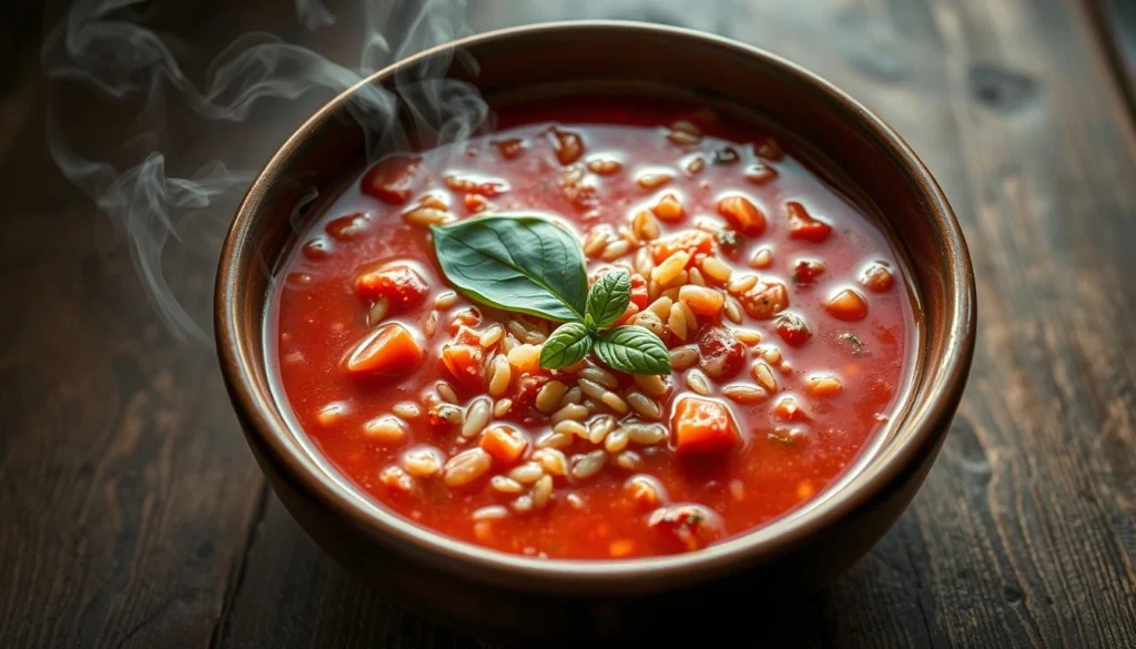 tomato rice soup