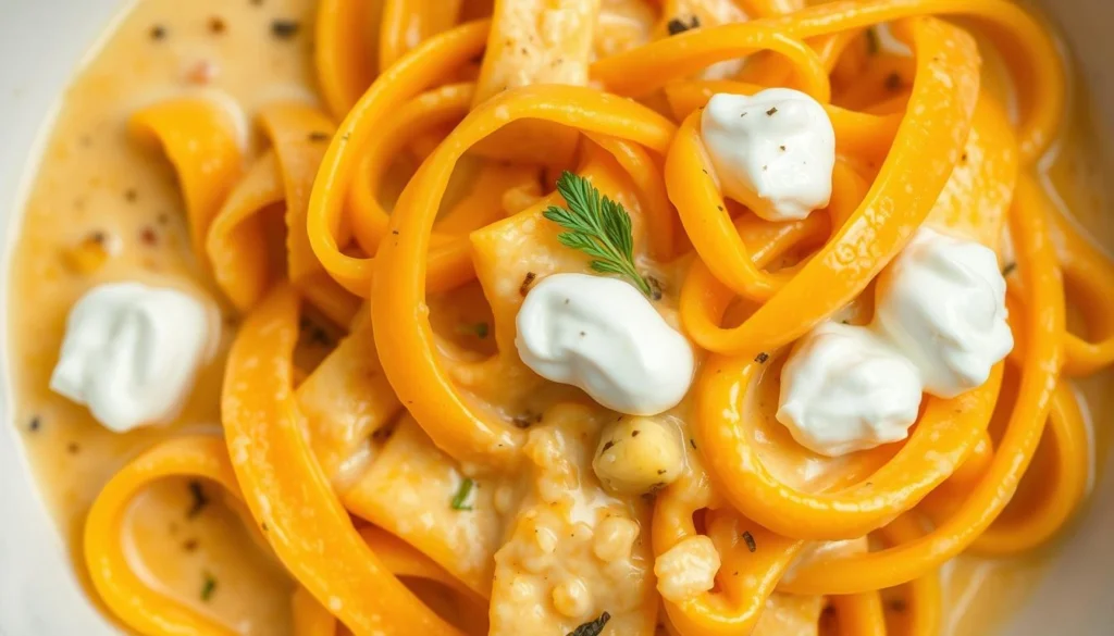 pasta sauce with butternut squash and ricotta