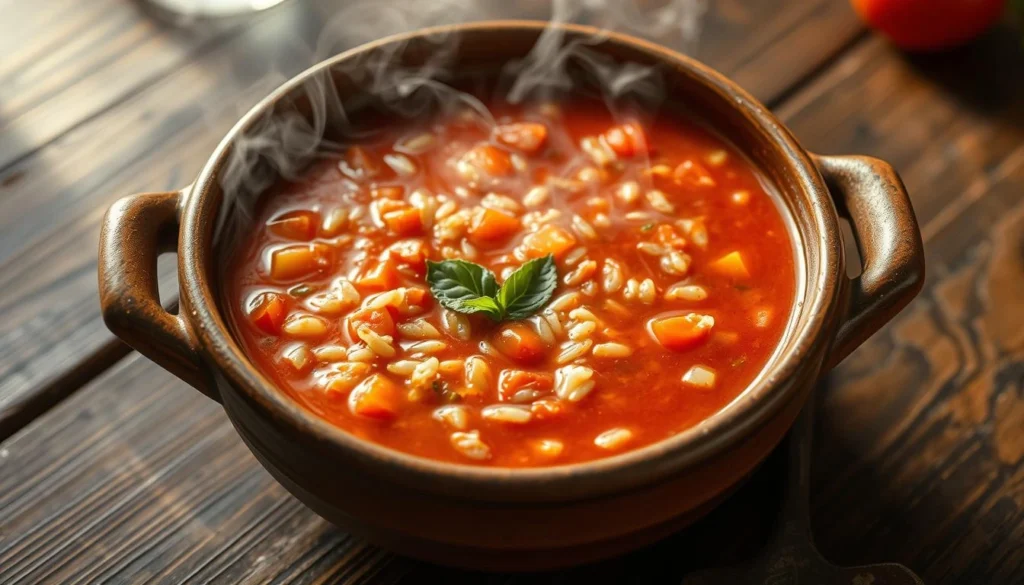 tomato rice soup